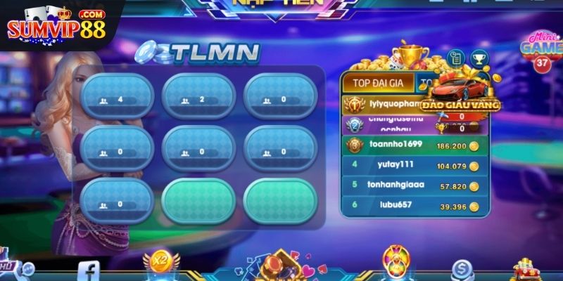 Bắt đầu chơi Game Bài Sumvip