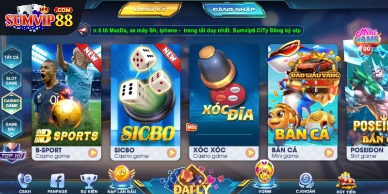 Sơ lược game Tài Xỉu Sumvip